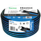 Mangueira de água de 4 camadas Mangueira de irrigação de jardim Flexível trançado em cruz de poliéster resistente a UV Mangueira 25 Bar 1/2" 20m