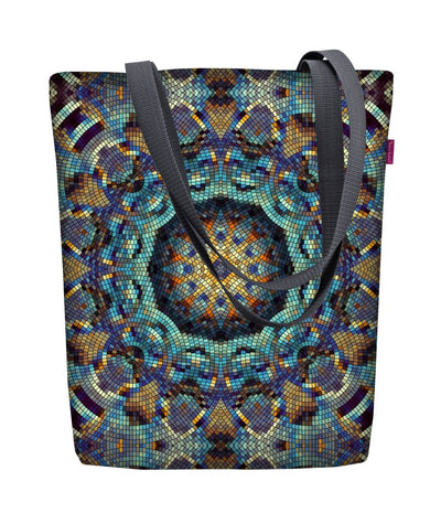 Sunny bolso de hombro con cremallera señoras shopper 36x40 cm (cabe A4) bolsa tote bolsa de tela con motivo Barcelona