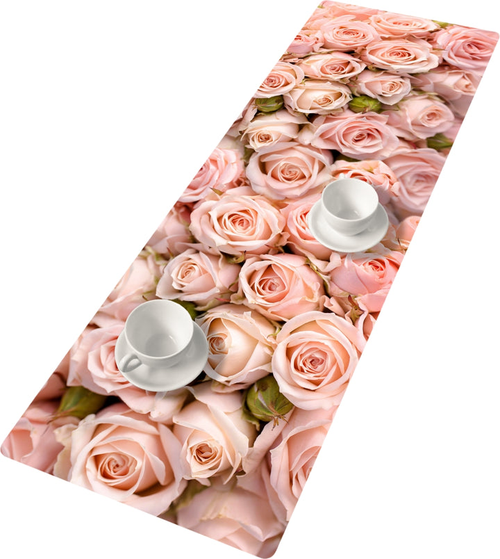 Corredor de mesa Fita de feltro com padrão Decoração de mesa Easy Care 95 x 33 cm Diana