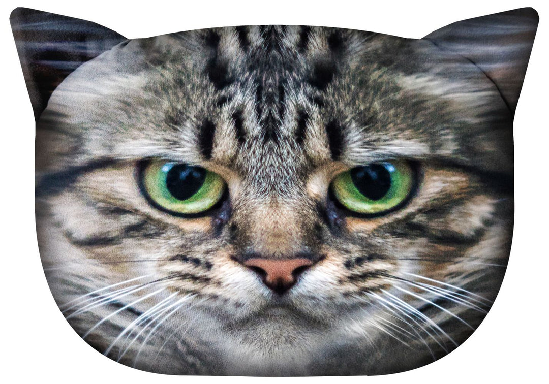 Almofada de design com motivo de gato Almofada decorativa com zíper oculto e enchimento