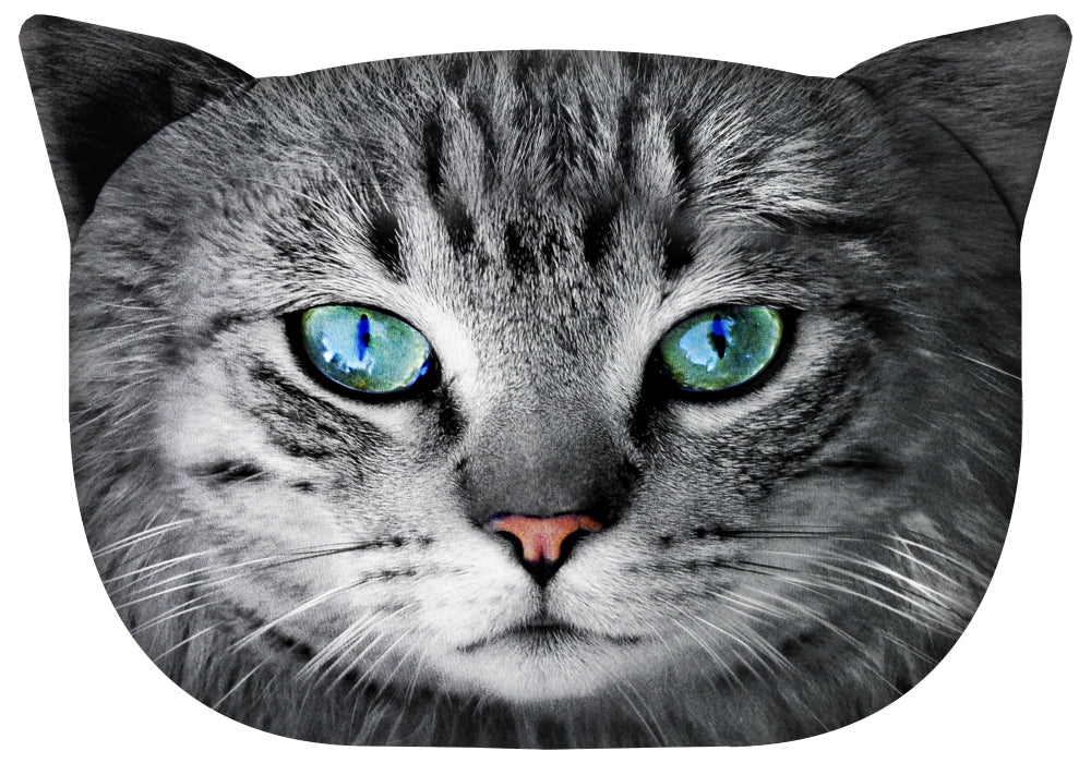Almofada de design com motivo de gato Almofada decorativa com zíper oculto e enchimento Almofada Fryc