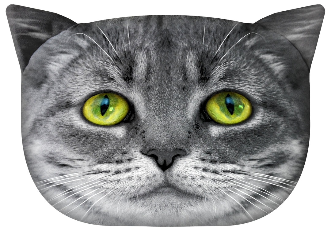 Almofada de design com motivo de gato Almofada decorativa com zíper oculto e enchimento Almofada Lolek