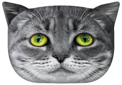 Almofada de design com motivo de gato Almofada decorativa com zíper oculto e enchimento Almofada Lolek