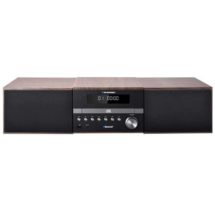 Sistema Micro HiFi Estéreo con Bluetooth y Mando a Distancia Sistema Compacto Radio FM 2x50W AUX Pantalla LED Reproductor de CD CD/-R/-RW/MP3/WMA