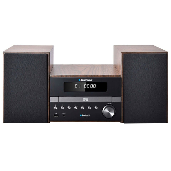Sistema Micro HiFi Estéreo con Bluetooth y Mando a Distancia Sistema Compacto Radio FM 2x50W AUX Pantalla LED Reproductor de CD CD/-R/-RW/MP3/WMA
