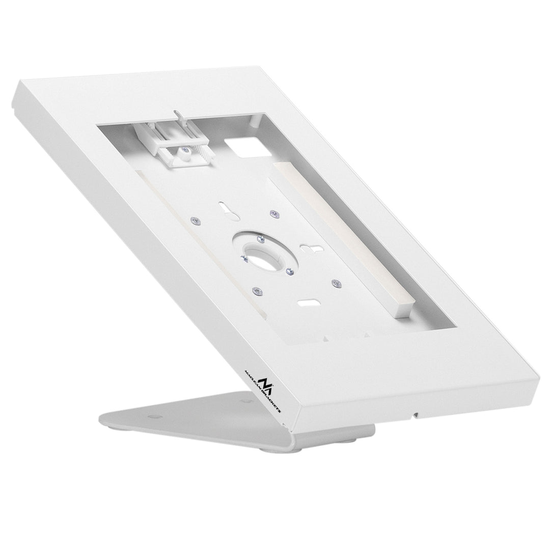 Suporte anti-roubo para tablet Maclean MC-475 para montagem na parede ou na secretária, compatível com iPad/iPad Air/iPad Pro de 9,7" a 11", Samsung Galaxy Tab A/Tab A7/Tab S6 Lite (branco)
