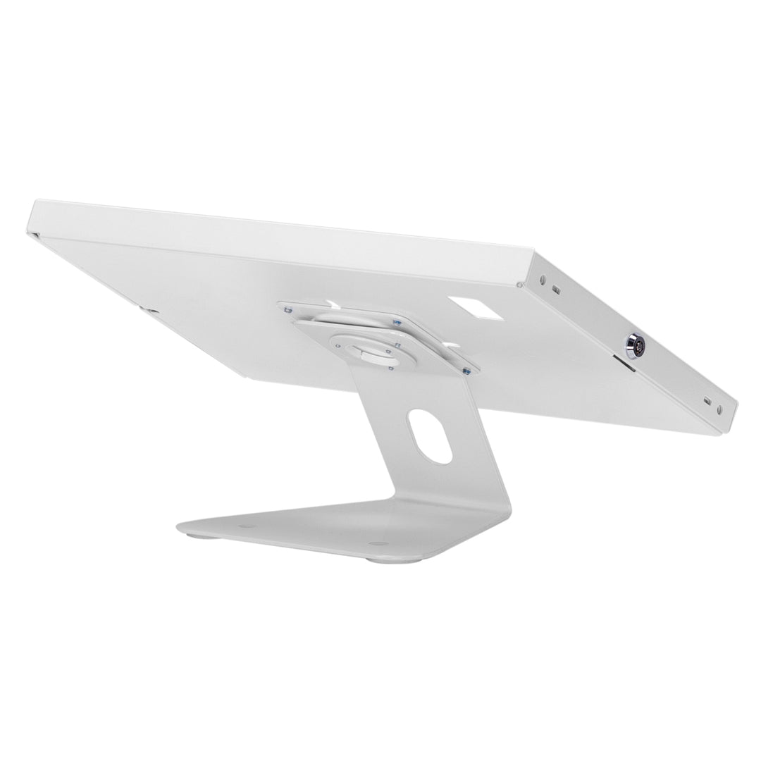 Suporte anti-roubo para tablet Maclean MC-475 para montagem na parede ou na secretária, compatível com iPad/iPad Air/iPad Pro de 9,7" a 11", Samsung Galaxy Tab A/Tab A7/Tab S6 Lite (branco)