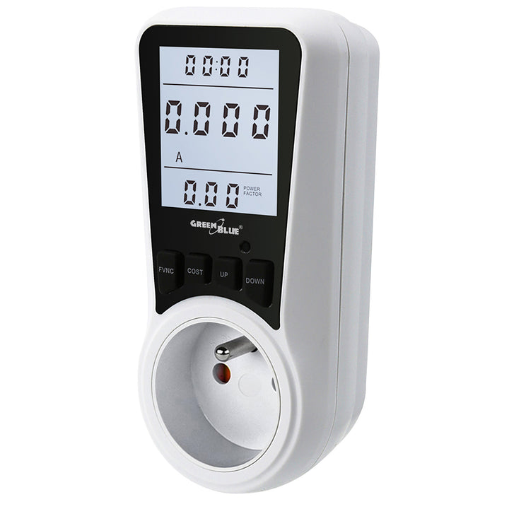 Medidor de costes de energía Medidor de electricidad Consumo de energía Medidor de electricidad Vatímetro