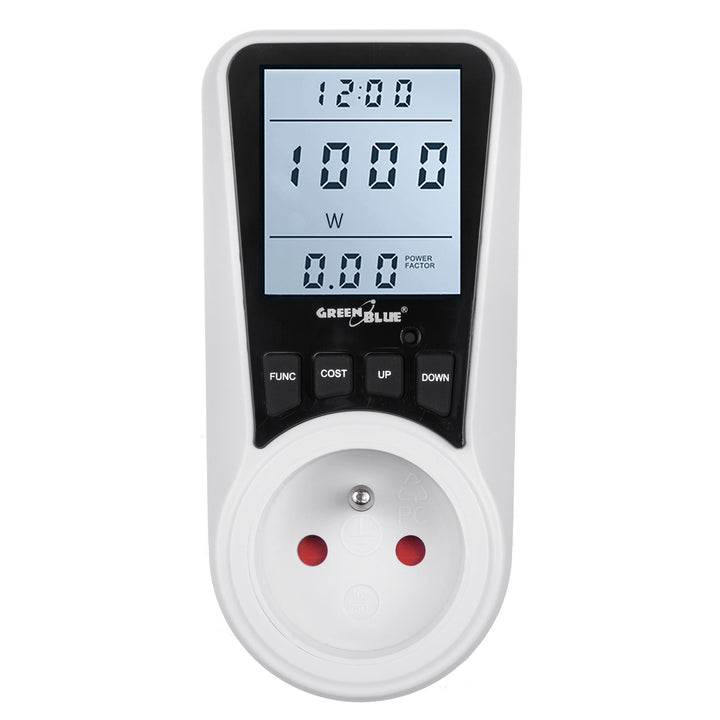 Medidor de costes de energía Medidor de electricidad Consumo de energía Medidor de electricidad Vatímetro