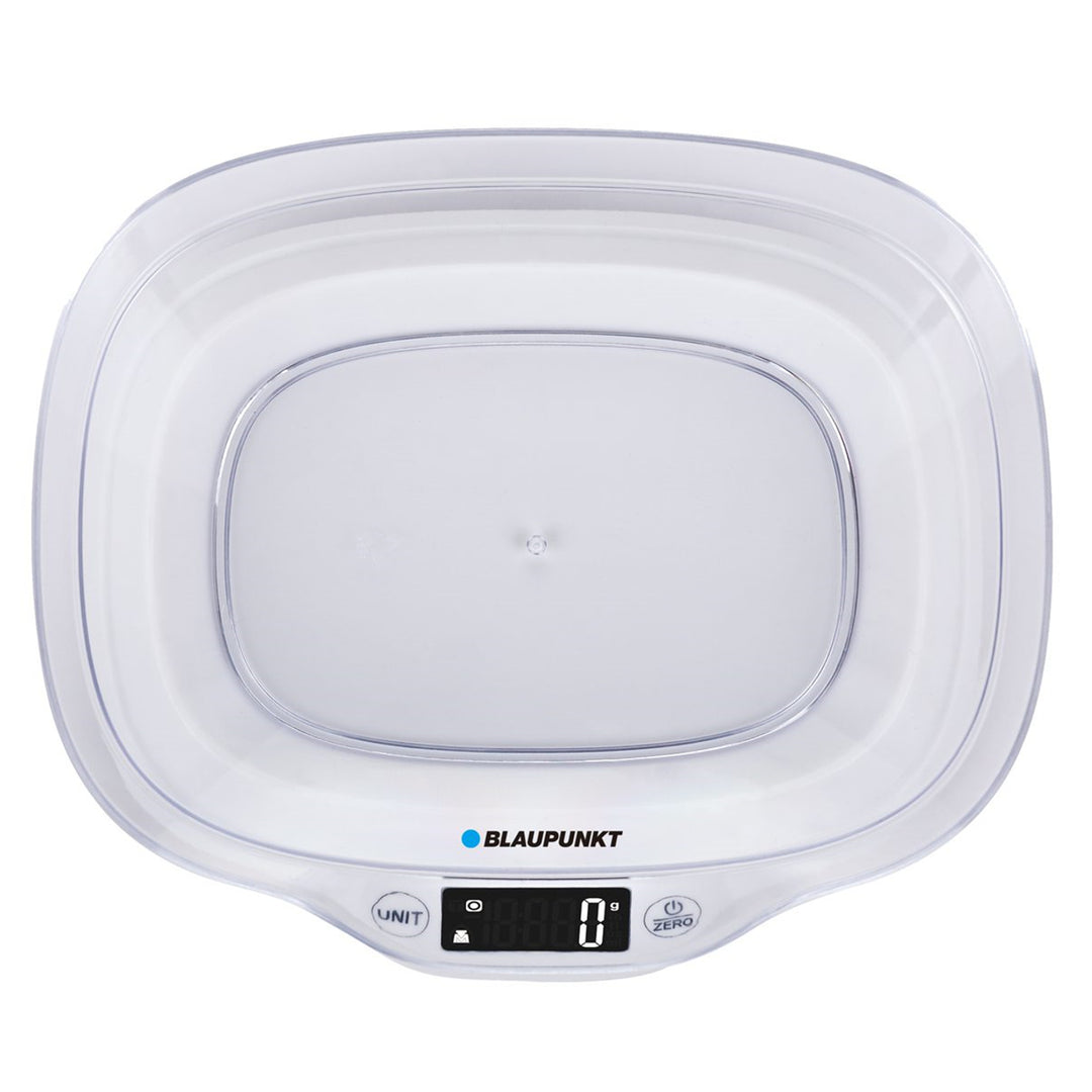 Balança de cozinha digital com tigela removível de 1,2 litros até 5 kg Botões de toque Balança digital