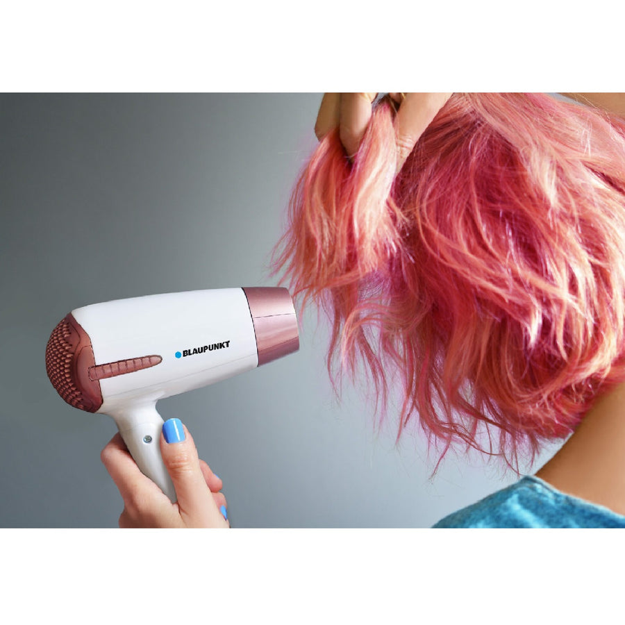 Blow Blaupunkt Secador de pelo Control de Temperatura Aire Frío Caliente Mango Plegable 1200W