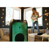 PartyBox Altavoz Bluetooth Portátil con Función Karaoke Entrada de Guitarra Radio TWS AUX USB microSD Mando a distancia Iluminación LED de discoteca