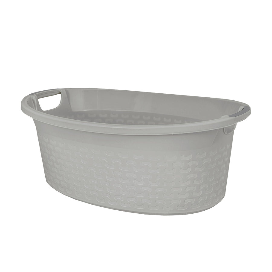Lavabo Bañera con Asas Branq Cotton Capacidad 40L Gris
