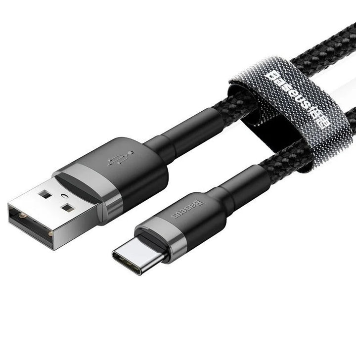 USB - Cabo USB-C 3m Baseus Cafule CATKLF-UG1 Cabo de carregamento rápido 2A para carregamento rápido.