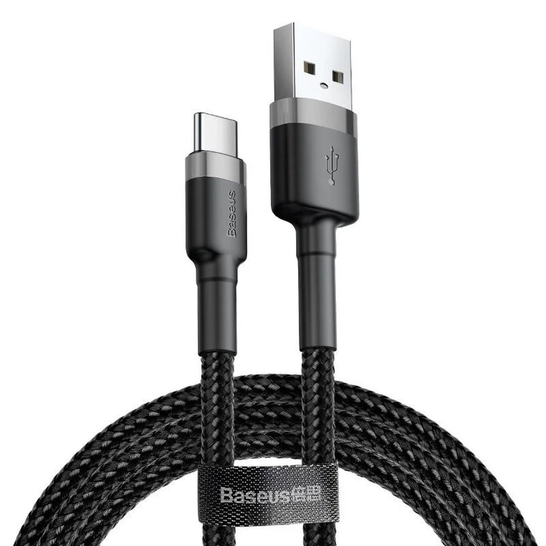 USB - Cabo USB-C 3m Baseus Cafule CATKLF-UG1 Cabo de carregamento rápido 2A para carregamento rápido.