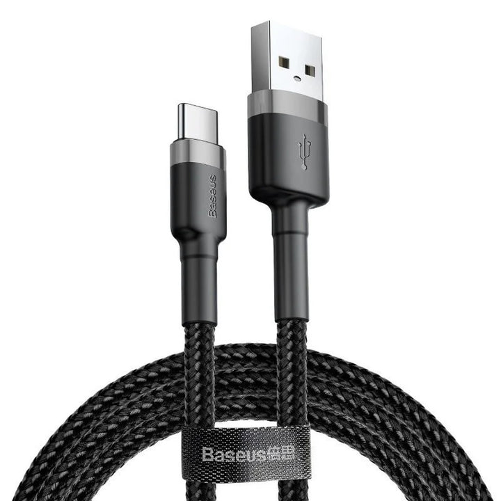 USB - Cabo USB-C 3m Baseus Cafule CATKLF-UG1 Cabo de carregamento rápido 2A para carregamento rápido.