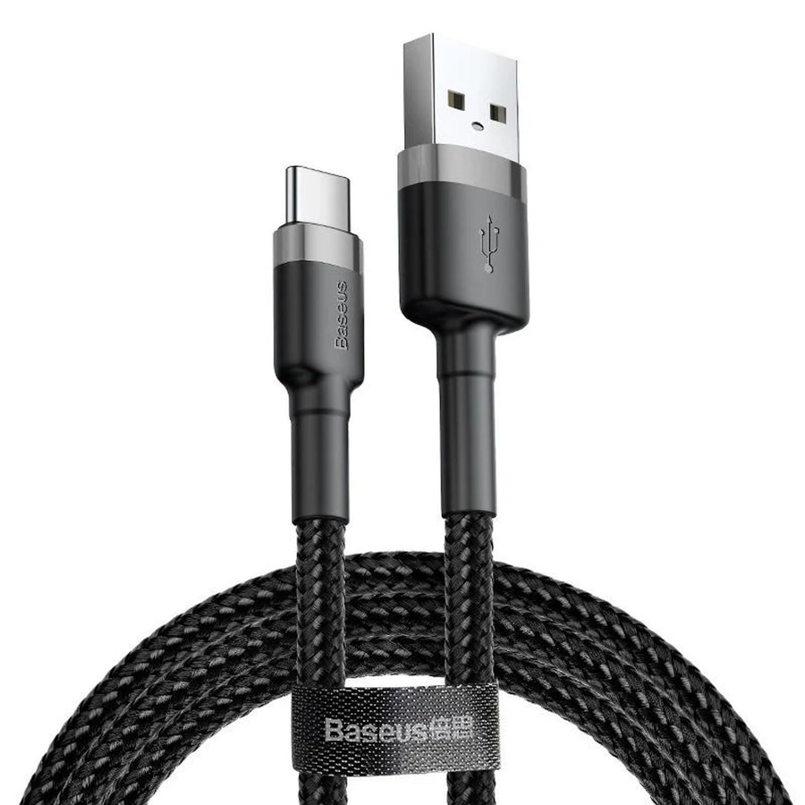 USB - Cabo USB-C 3m Baseus Cafule CATKLF-UG1 Cabo de carregamento rápido 2A para carregamento rápido.