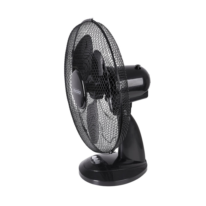 Ventilador de mesa Mesko MS 7308 de 23 cm e 45 W, oscilação, duas velocidades de ventilação