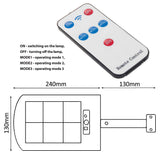 Poste solar LED com sensor de movimento e controle remoto Maclean IP54, 4W, 400lm, 6500K, Li-ion 1200 mAh, 3 modos de operação MCE446