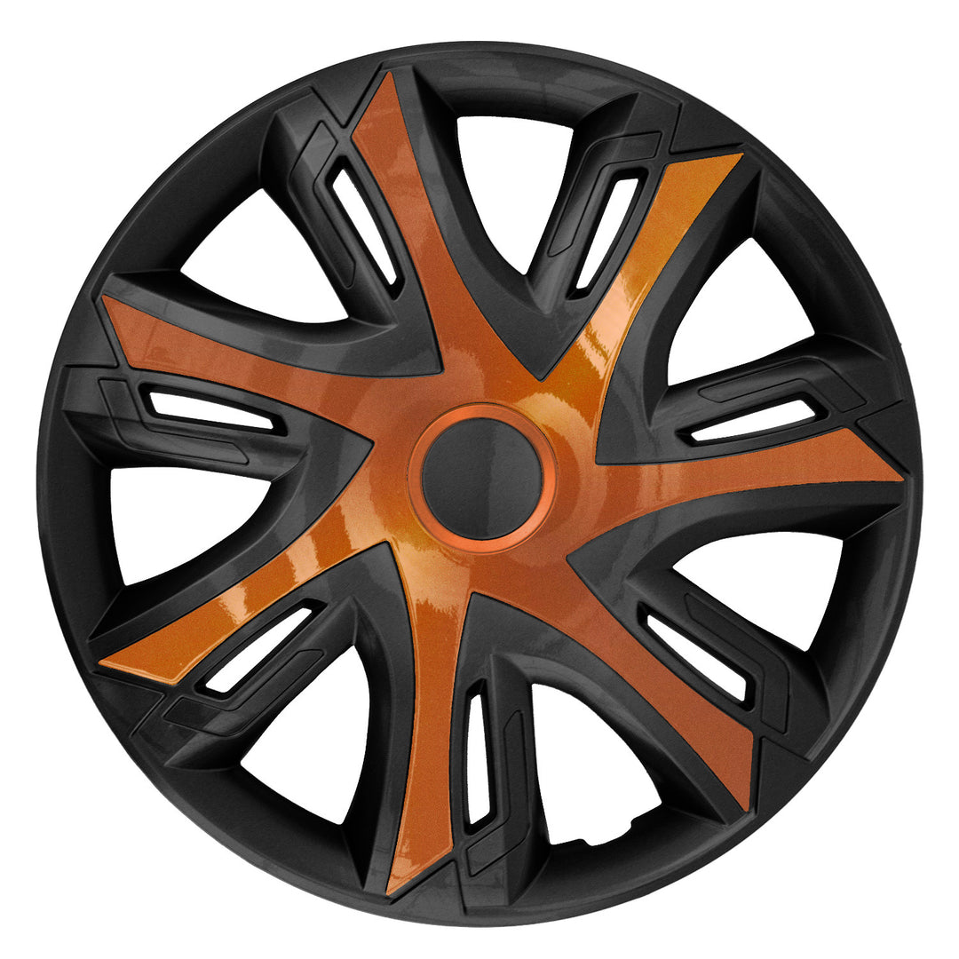 Tapacubos NRM 15'' N-Power bicolor cobre/negro 4 uds.