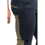 Pantalones de cintura TUBBOS en azul marino/oliva, talla 50