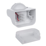 Sensor de movimento infravermelho Maclean MCE358 W Sensor PIR de 180° com sensor infravermelho de crepúsculo IP44 | Uso interno e externo | Alcance até 12 m | Carga de 300/1200 W