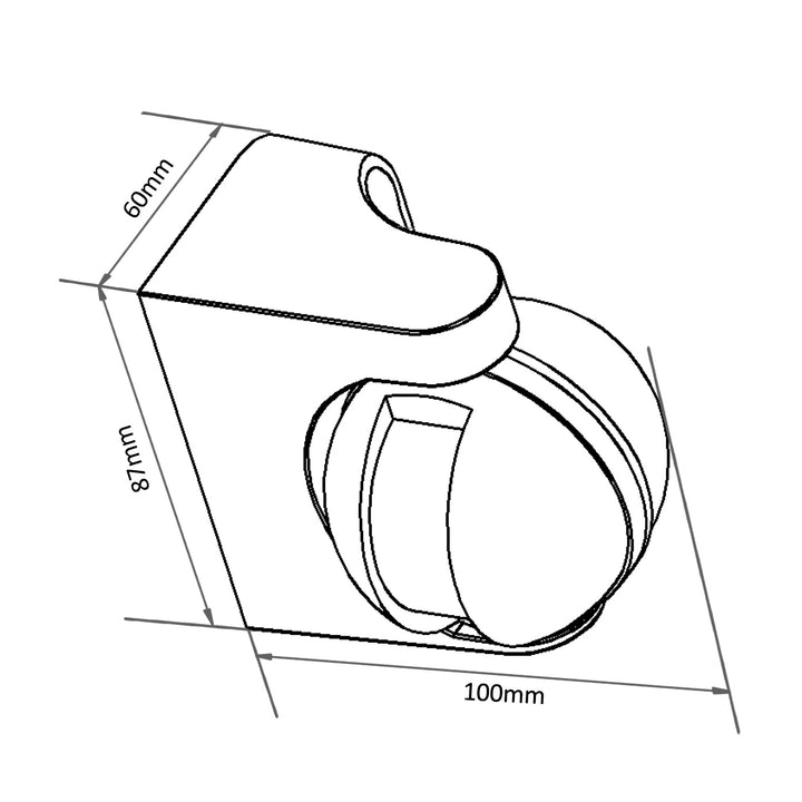 Sensor de movimento infravermelho Maclean MCE358 B Sensor PIR de 180° com sensor infravermelho de crepúsculo IP44 | Uso interno e externo | Alcance até 12 m | Carga de 300/1200 W