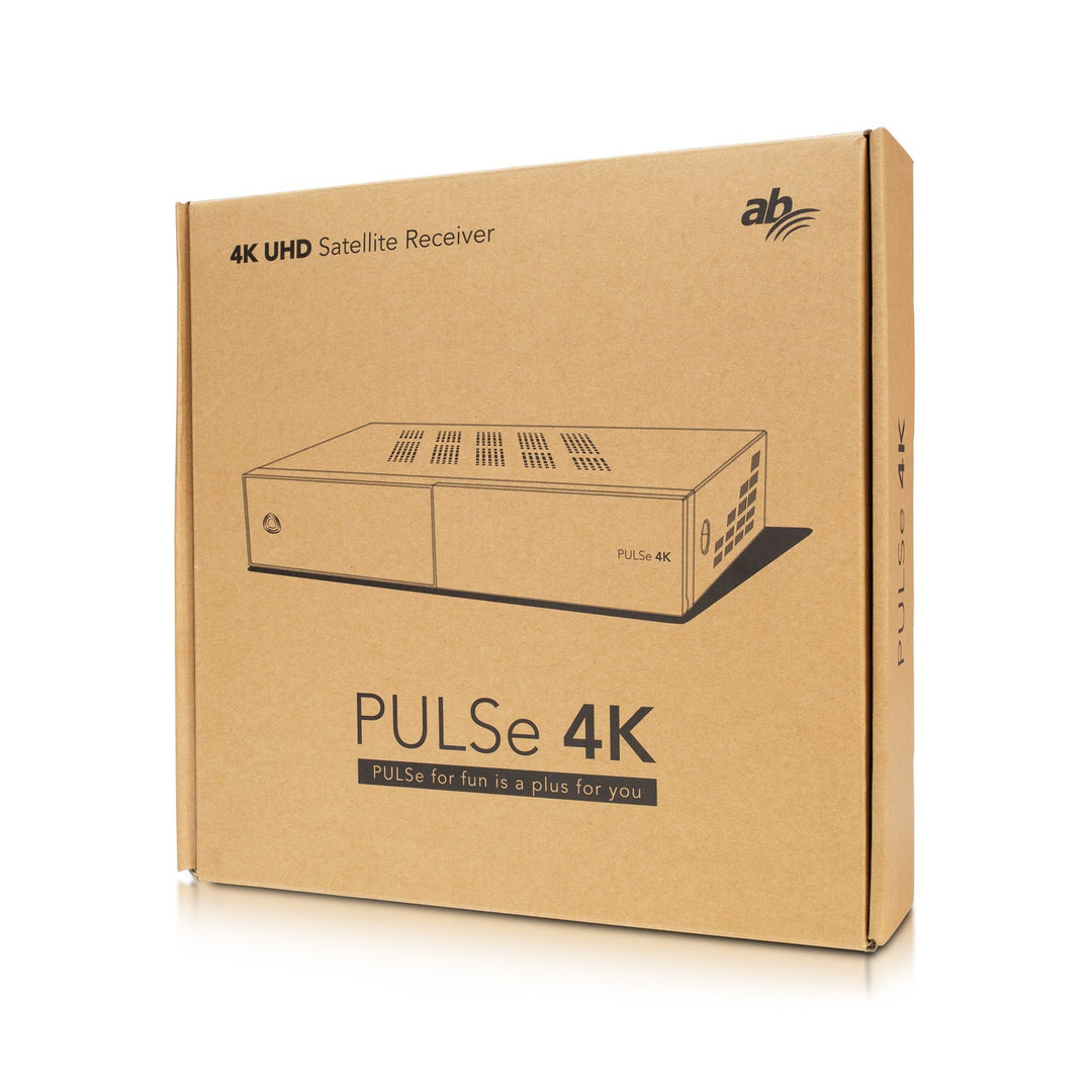 Receptor PULSe 4K UHD (versão: sintonizador 2x DVB - S2X)