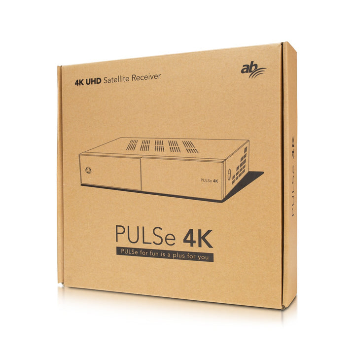 Receptor PULSe 4K UHD (versão: sintonizador 2x DVB - S2X)
