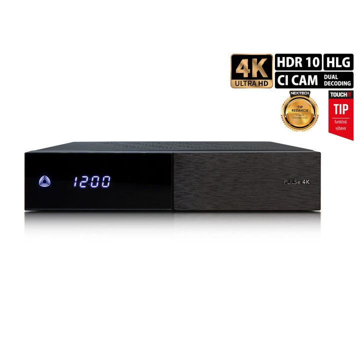 Receptor PULSe 4K UHD (versão: sintonizador 2x DVB - S2X)