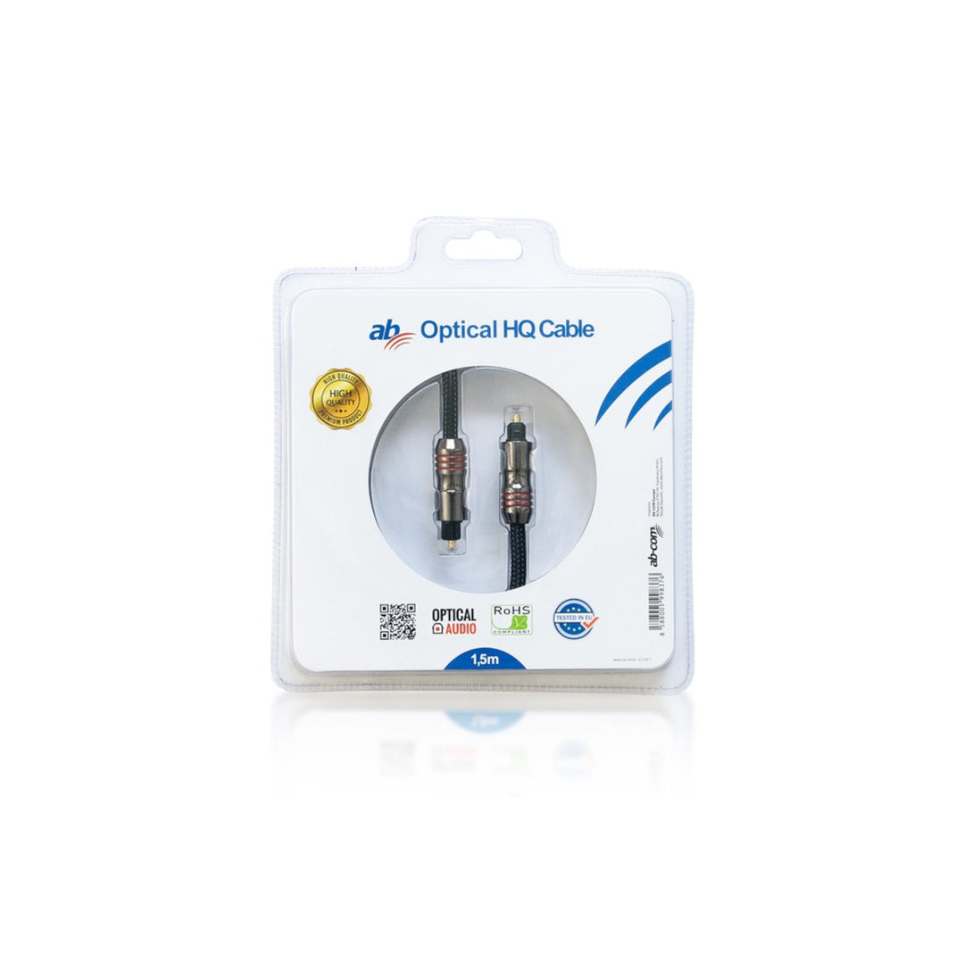 AB-COM 1.5m Optical Audio HQ Cable de alta calidad