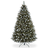 Árbol de Navidad de PVC Premium Abeto cubierto de nieve con ramas de PE 220