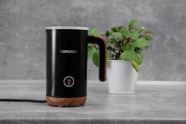 Batedor de leite NM4101, ideal para café com leite, cappuccino, frappe, chocolate quente, 500W, aço inoxidável