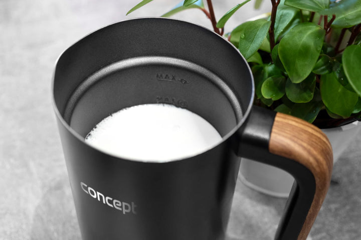 Batedor de leite NM4101, ideal para café com leite, cappuccino, frappe, chocolate quente, 500W, aço inoxidável