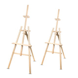 Woodok Juego de dos caballetes de 150 cm de madera de haya