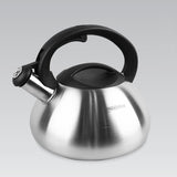 Hervidor con cuerpo de acero inoxidable satinado con silbato