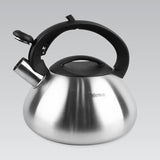Hervidor con cuerpo de acero inoxidable satinado con silbato