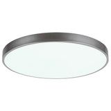 Candeeiro de teto Tesia, ind. Teto.LED 60W, prateado, D60cm - luminária de teto