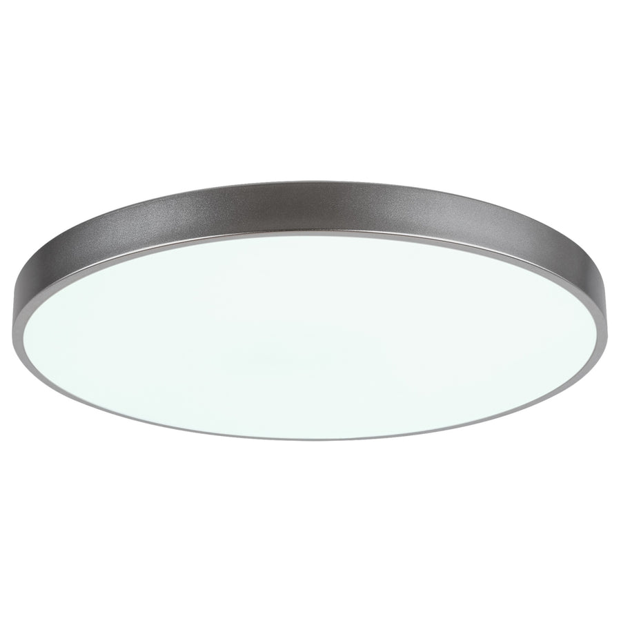 Candeeiro de teto Tesia, ind. Teto.LED 60W, prateado, D60cm - luminária de teto