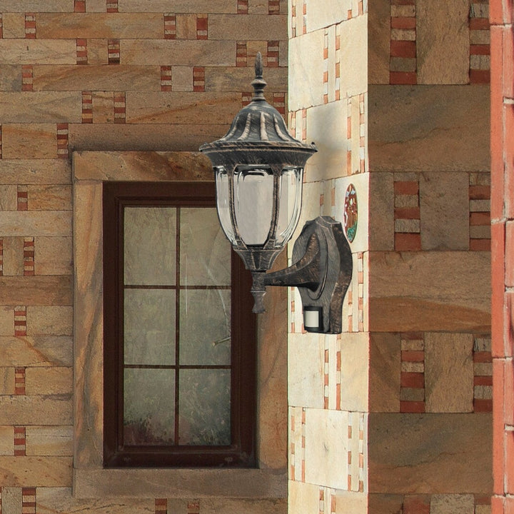 Lámpara de pared para jardín Milano up60Wa.gold IP43 sense