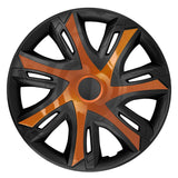 Calotas 16'' NRM N-Power bicolor cobre/preto 4 unid.