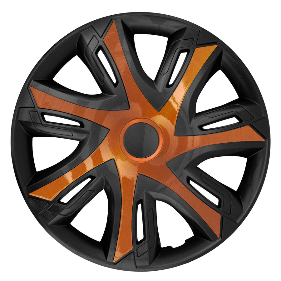 Calotas 16'' NRM N-Power bicolor cobre/preto 4 unid.