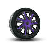 calotas 16'' NRM N-Power dois tons violeta/preto violeta/preto 4pcs