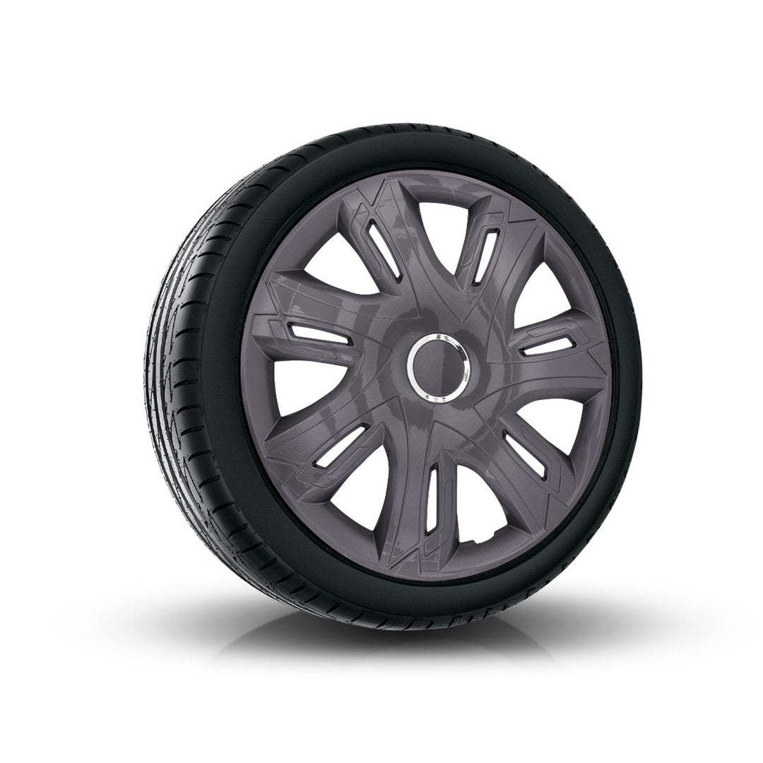 Tapón 16" Supernova grafito lacado 4 piezas universal