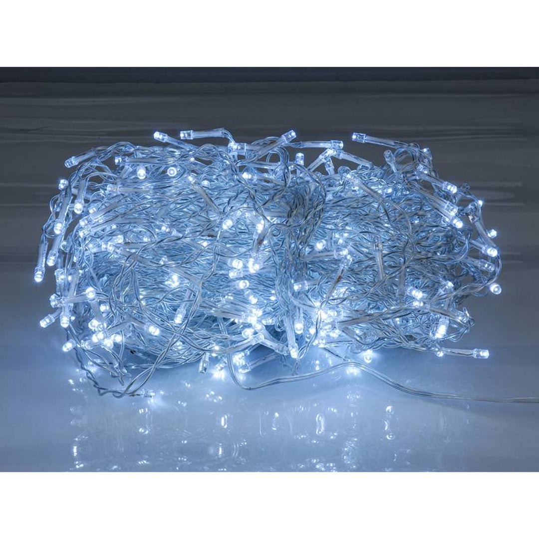 Guirlanda luminosa ML50Z 100 pingentes de gelo 500 Led 15m branco frio IP44