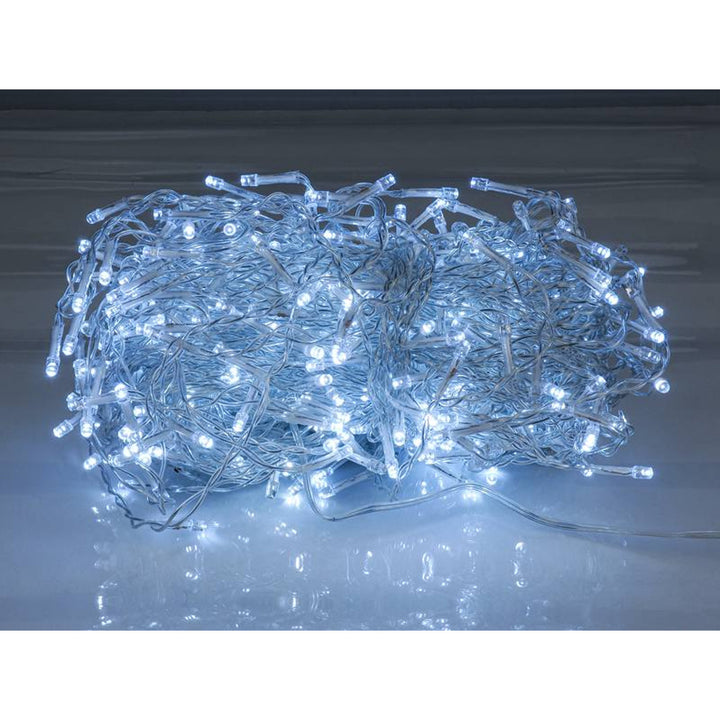 Guirlanda luminosa ML50Z 100 pingentes de gelo 500 Led 15m branco frio IP44