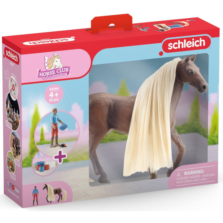 Conjunto inicial Schleich SLH42586 Horse Club Leo e Rocky 42586