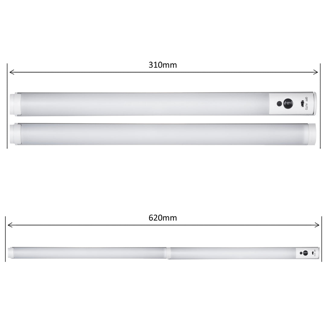 Faixa de iluminação LED sob o gabinete + controle remoto