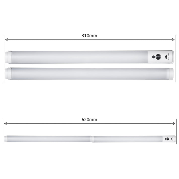 Faixa de iluminação LED sob o gabinete + controle remoto