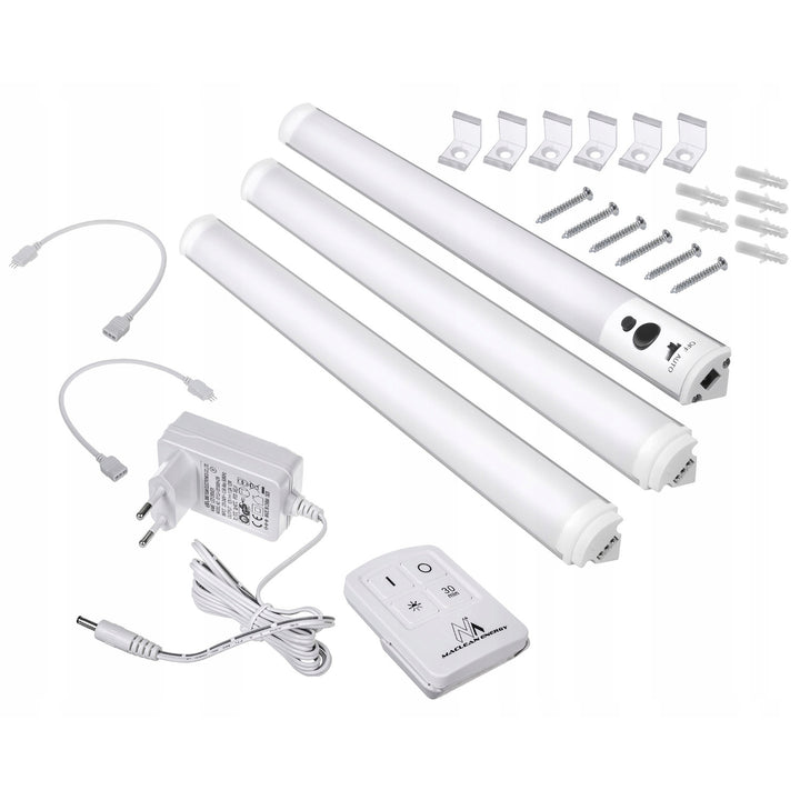 Faixa de iluminação LED sob o gabinete + controle remoto